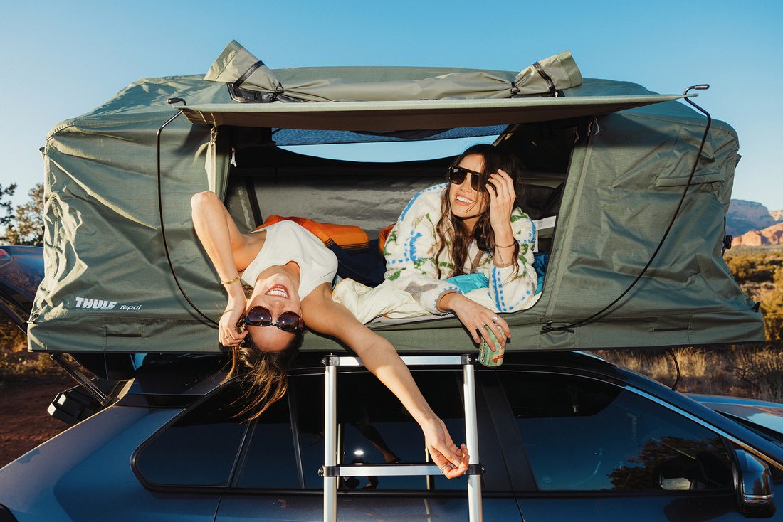 Pursuit photography — rooftop tent