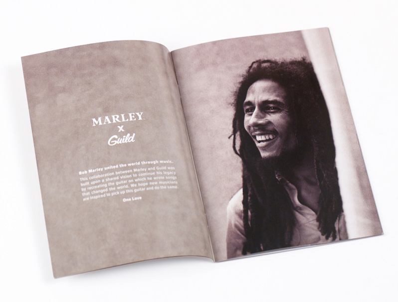 Guild A-20 product booklet spread