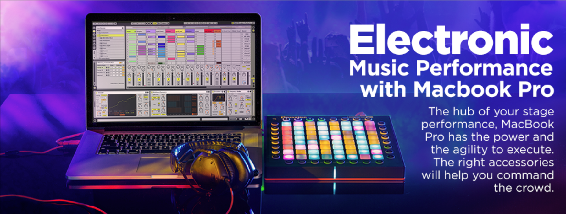 Apple × Guitar Center store banner