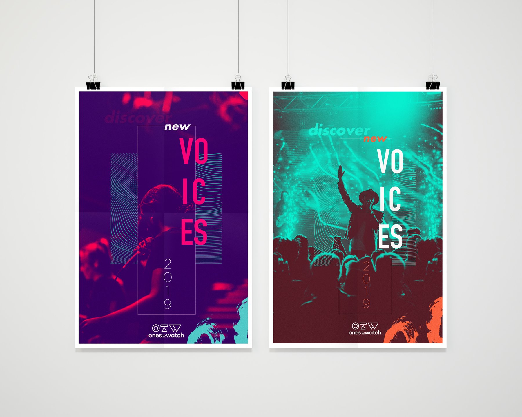 Ones to Watch — New Voices poster series